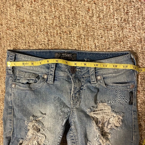 Silver Camden Skinny Jeans W25 L31 - Picture 8 of 8